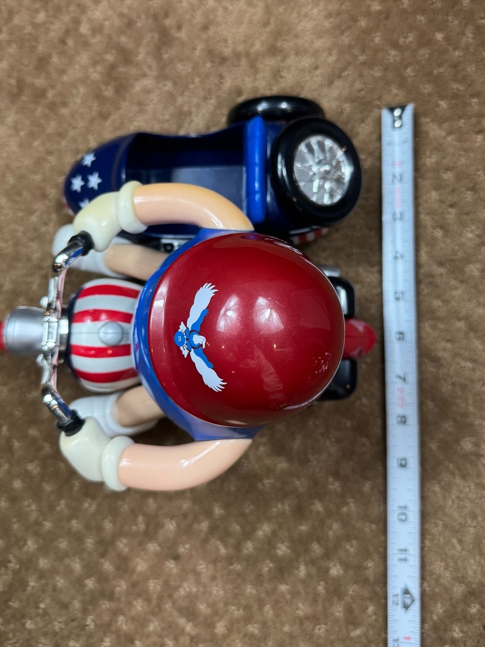 M&M's "Freedom Rider" Motorcycle w/sidecar Candy Dispenser - Picture 8 of 11